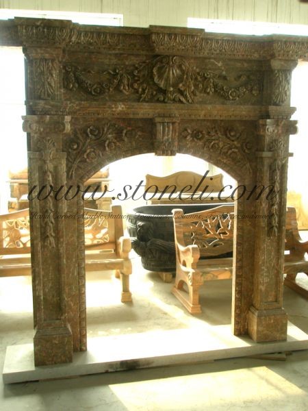 MARBLE FIREPLACE