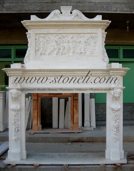 MARBLE FIREPLACE