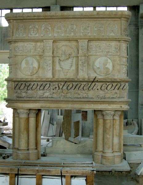 MARBLE FIREPLACE