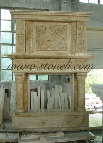 MARBLE FIREPLACE