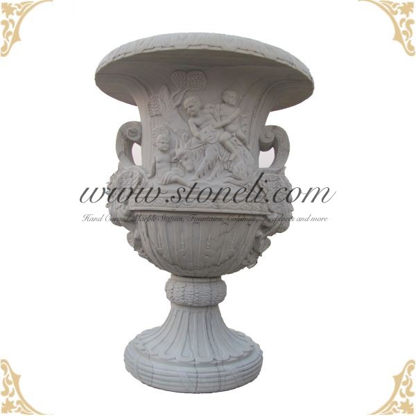  MARBLE FLOWERPOT