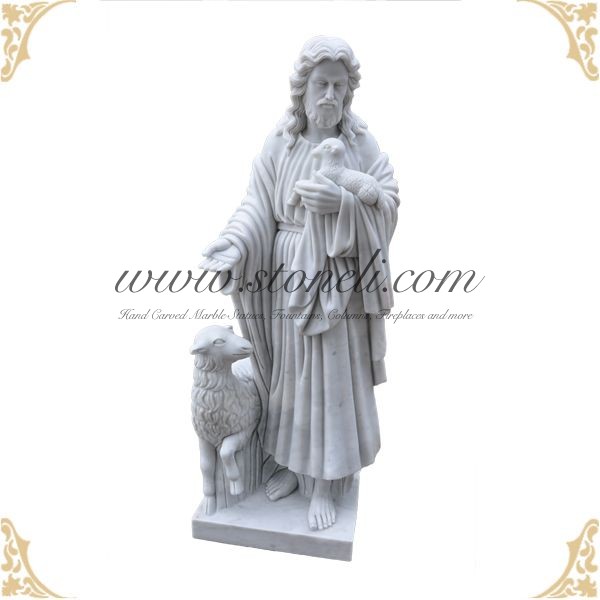 MARBLE RELIGIOUS STATUE