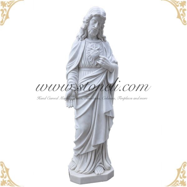 MARBLE RELIGIOUS STATUE