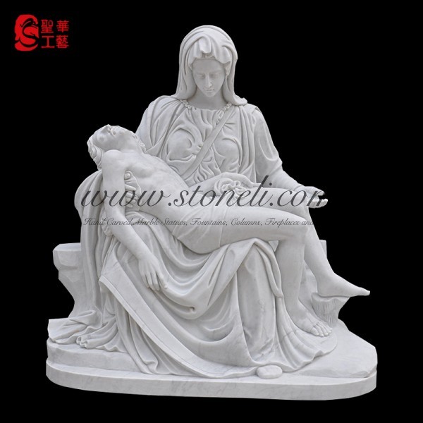 MARBLE RELIGIOUS STATUE