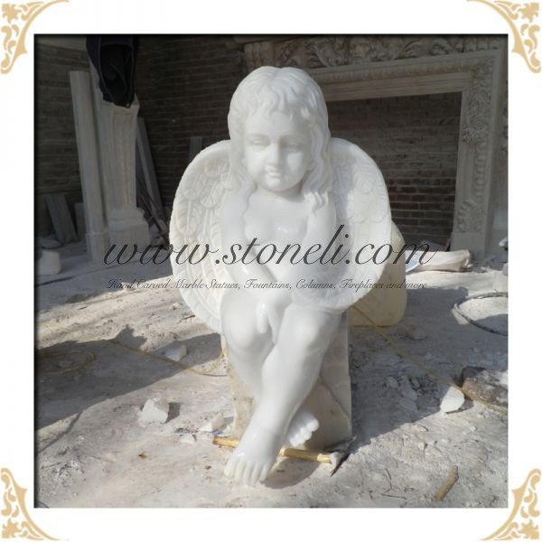 MARBLE RELIGIOUS STATUE