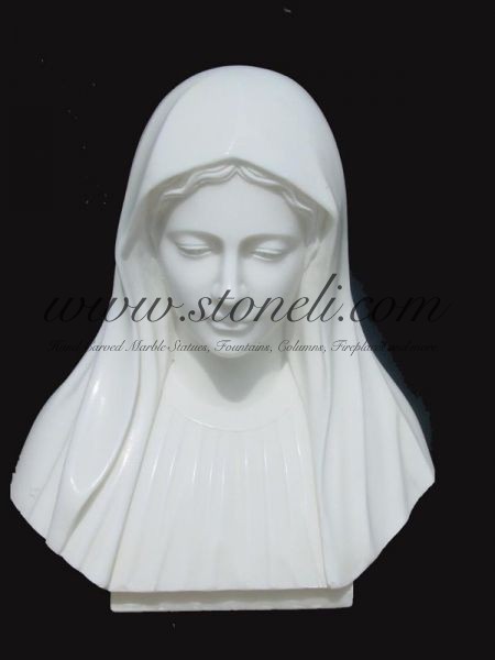 MARBLE RELIGIOUS STATUE