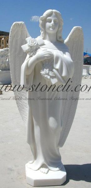 MARBLE RELIGIOUS STATUE