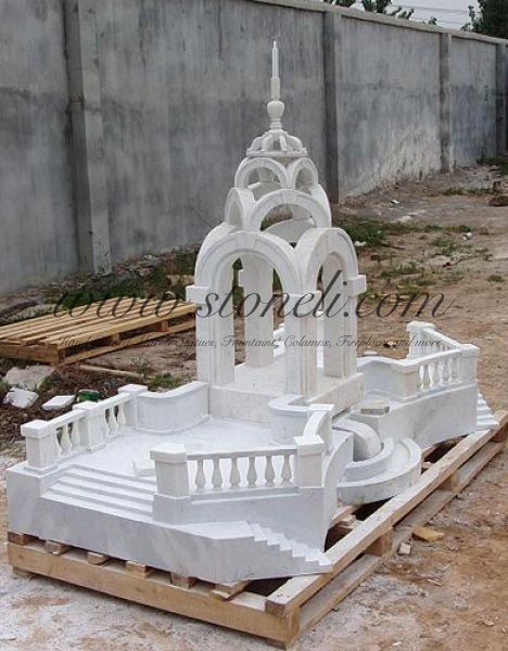 MARBLE RELIGIOUS STATUE