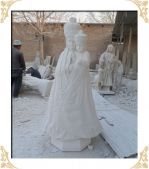 MARBLE RELIGIOUS STATUE, LRE - 012