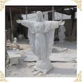 MARBLE RELIGIOUS STATUE, LRE - 008