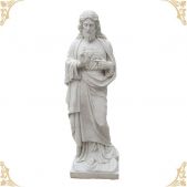 MARBLE RELIGIOUS STATUE, LRE - 015