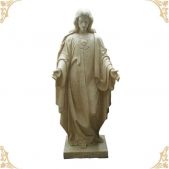 MARBLE RELIGIOUS STATUE, LRE - 011