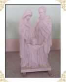 MARBLE RELIGIOUS STATUE, LRE - 016