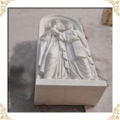 MARBLE RELIGIOUS STATUE, LRE - 017