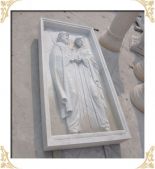 MARBLE RELIGIOUS STATUE, LRE - 018
