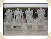 MARBLE RELIGIOUS STATUE, LRE - 026