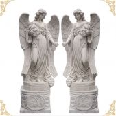 MARBLE RELIGIOUS STATUE, LRE - 020