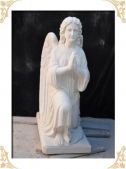 MARBLE RELIGIOUS STATUE, LRE - 025