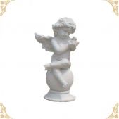 MARBLE RELIGIOUS STATUE, LRE - 034