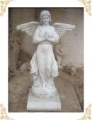 MARBLE RELIGIOUS STATUE, LRE - 033