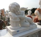 MARBLE RELIGIOUS STATUE, LRE - 041