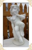 MARBLE RELIGIOUS STATUE, LRE - 046