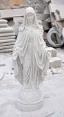 MARBLE RELIGIOUS STATUE, LRE - 048