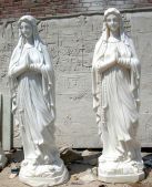 MARBLE RELIGIOUS STATUE, LRE - 068