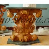 MARBLE TABLE and CHAIR, LTA - 017
